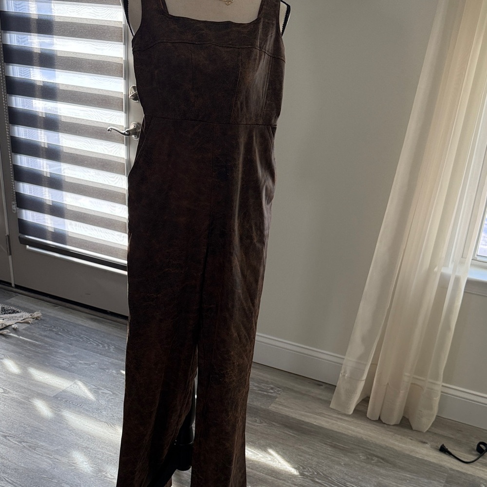 Elegant Brown Jumpsuit